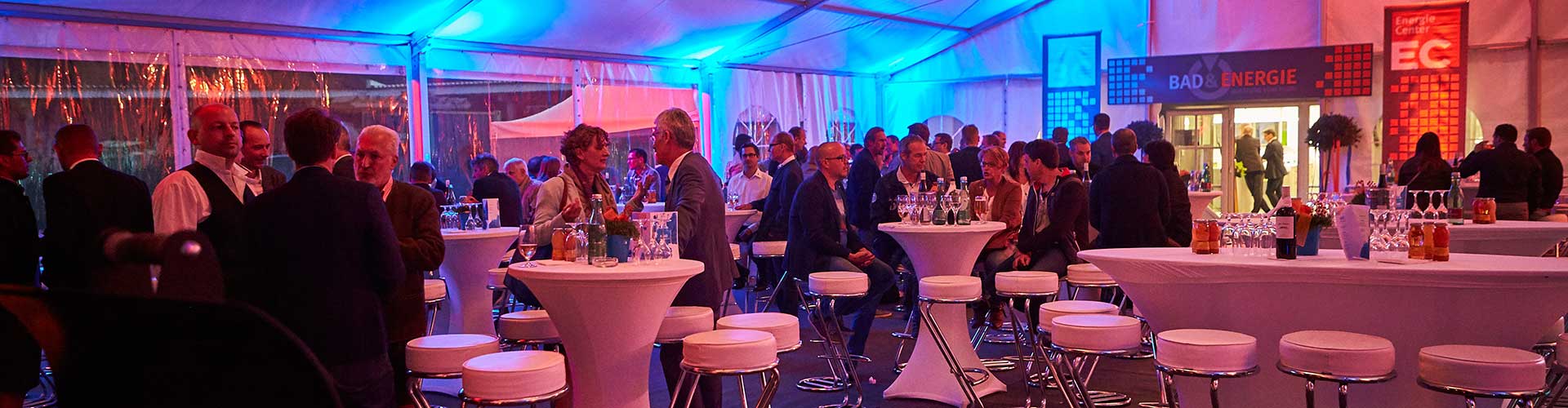 Event Cars Zelte, Bestuhlung und Licht